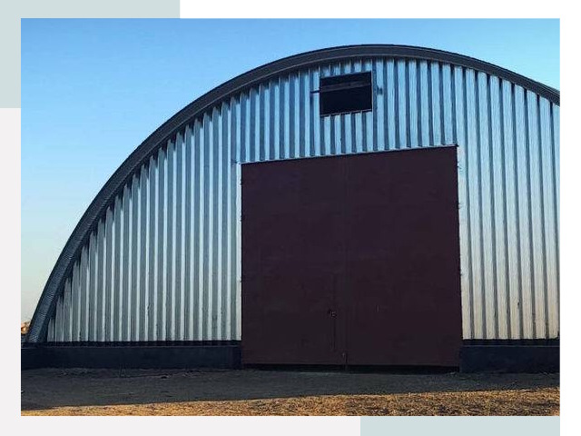 Бескаркасные ангары в Чите