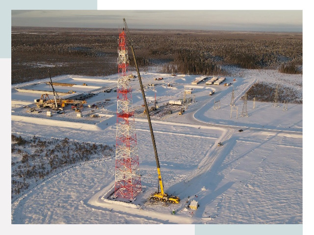 Мачты связи в Чите