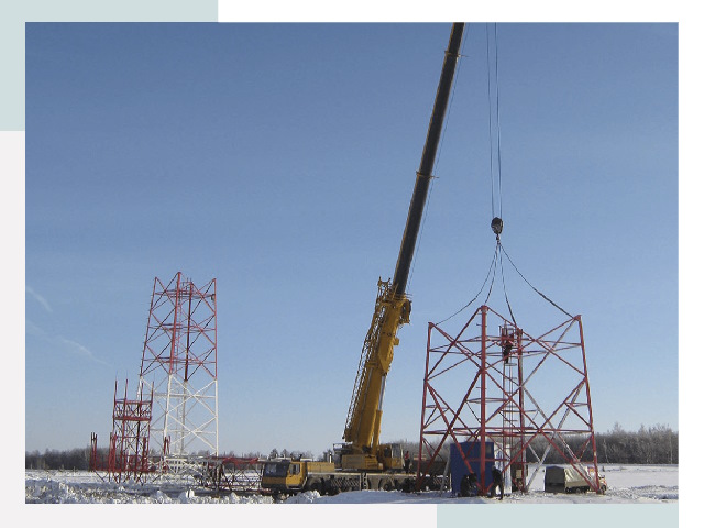 Монтаж вышек связи в Чите