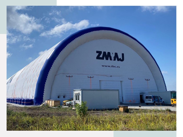 Брендирование ангаров в Чите