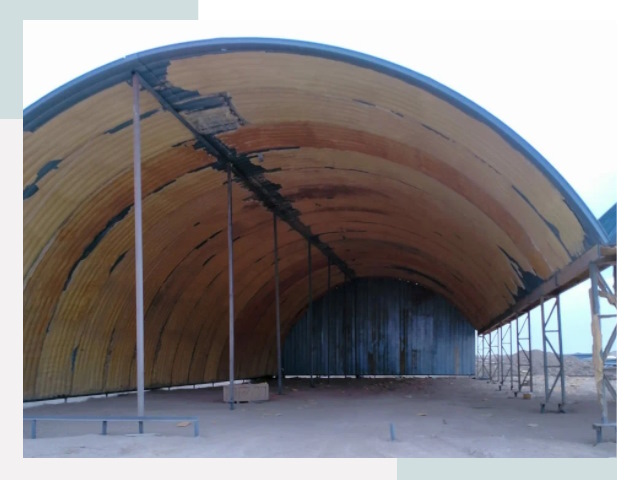 Реконструкция ангаров в Чите