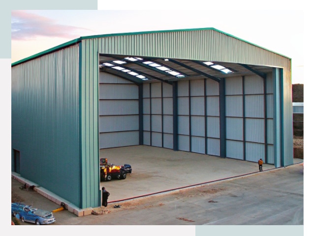 Строительство ангаров в Чите